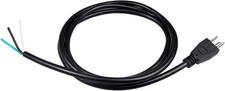 6ft 16 Gauge 3 Prong Heavy Duty Replacement Power Supply Cord Cable 110V 115V... picture