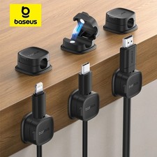  Baseus Cable Organizer Holder Magnetic Cable Smooth Adjustable Cord Holder Unde picture