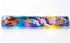 Pokemon keycaps Shiny Mega rayquaza spacebar | artisan resin keycaps picture