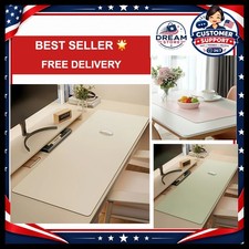 1pc Large Faux Leather Mouse Pad, Non-Slip Waterproof Desk Pad for Office, Desk picture