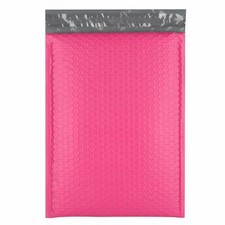 1000 #0 Pink Poly Bubble Mailers Envelopes Bags 6.5x10 Extra Wide CD DVD picture