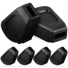 Black Drum Throne Rubber Feet Seat AntiSlip Leg Protector Kit 6 PCS picture