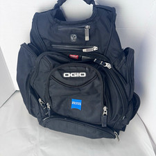 OGIO Tech Specs Black Nylon Laptop Backpack 15in Sleeve Audio Pocket zeiss  picture