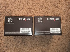 2 Genuine Lexmark C540A1KG Black Toner Cartridge - NEW SEALED picture