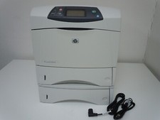 Q5403A HP LASERJET 4250DTN PRINTER w/DUPLEXER, 3 PAPER TRAYS & FIRMWARE UPGRADE picture