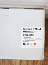 4 Cartridge Toner Set- CRG-067Black, Cyan, Magenta, and yellow 067 NEW SEALED picture