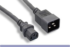 Power Cord, C13-C20, 15 Amp 250V 15 feet picture