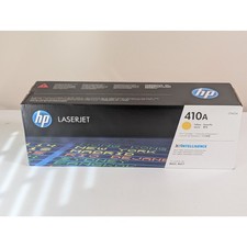 Genuine HP 410A CF412A Yellow LaserJet Toner Cartridge OEM New Sealed M452 M477 picture