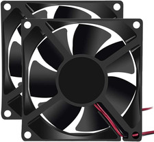 Fan 80Mm X 80Mm X 25Mm Fan DC 24V 8025 Brushless Cooling Fan 2Pcs picture
