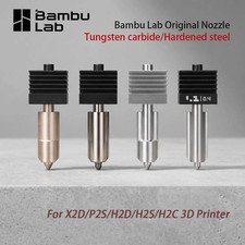 Bambu Lab Original Tungsten Carbide 0.4/0.8mm Nozzle For X2D/P2S/H2D 3D Printer picture