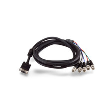 10ft 5 BNC Male to SUPER VGA HD15 Male Cable - Black picture