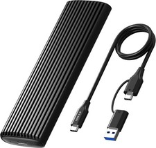 M.2 Nvme SATA SSD Enclosure,  SSD Enclosure Adapter, Tool-Free USB C picture