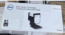GENUINE DELL W3GR6 HIGH YIELD TONER CARTRIDGE BLACK S5840 SERIES picture