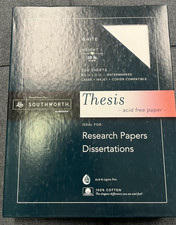 Southworth Thesis Acid Free Paper 250 Sheets White 20 lb. Cotton Brand-New picture