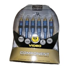 AR Best Gold Plated Shielded 1080i HD RGB HiDef Long Component Video Cable ~ New picture