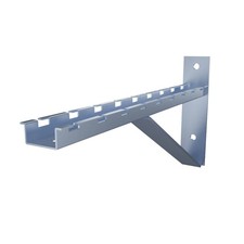 Electro Zinc Plated Wire Mesh Cable Tray bracket, Triangle, Wall Mount, 400mm , picture
