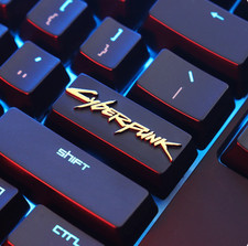 Cyberpunk 2077 Enter Key Zinc-Aluminum Alloy Keycap picture