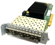 LPE31004 Quad Port 16Gbps Fiber 10GBe Ethernet HBA PCIe x8 V7000 Gen2 00RY007 picture