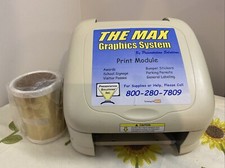 Vintage MAX Bepop PM-100A Industrial Vinyl Sign / Label Printer ( Made in Japan) picture