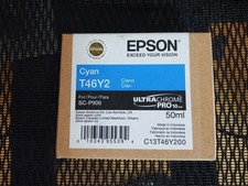 2023 GENUINE EPSON CYAN T46Y2 INK SURECOLOR SC-P900 FACTORY SEALED 50ml picture