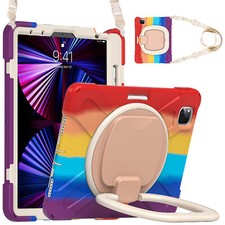 Kids Heavy Duty Shockproof Stand Case Cover For iPad Pro 13 11 Air 13 11 8th 7th picture