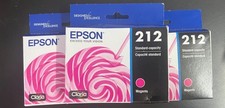 3 Epson Claria 212 Standard Capacity Magenta Ink Cartridge Sealed 8006/3 picture