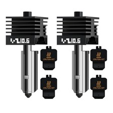2Pcs 0.6mm Hotend Kit for 3D Printers - High Temp Quick Swap Nozzle & Silicone S picture