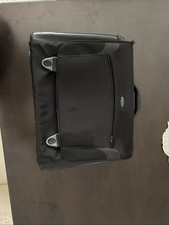 TUMI Flip Flap Business Bag Briefcase Black Business Design No Shoulder Strap picture