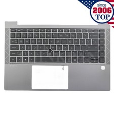 New HP ZBOOK Firefly 14 G7 G8 Laptop Palmrest Backlit Keyboard M07131-001 USA picture
