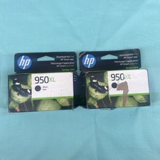HP 950 XL Black Ink Cartridge - CN045AN#140 Exp 06/2024 NIB (Set of 2) picture