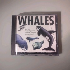 Whales CD-ROM Vintage 1990s Educational Software Windows 95 Mac Retro PC Game picture