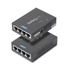 StarTech.com 4 Port Gigabit Midspan - PoE+ Injector - 1