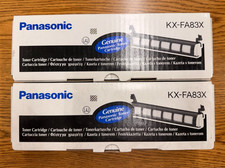 NEW 2X GENUINE PANASONIC KX-FA83X TONER CARTRIDGE picture