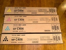 Genuine Ricoh Savin Lanier Toner Set MP C406 MP C306 842091 842092 842093 842094 picture