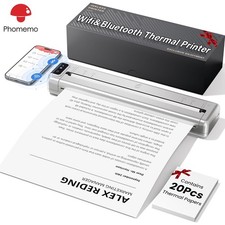Phomemo Q302 Portable Wireless Inkless Thermal Printer WiFi Bluetooth Connect picture