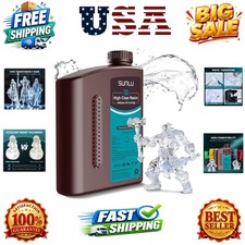 High Clear 3D Printer Resin, High Transparency 3D Printing Resin, Resist Yell... picture