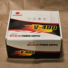 Coolmax 400 Watt ATX Computer Power Supply Unit CX-Series V2.01 VINTAGE WORKS picture