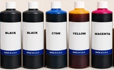 5 x PREMIUM COMPATIBLE BULK INK REFILL KIARO QL-240 QL240 5,000ML (K-C-Y-M) picture