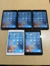 5x Lot Apple iPad Mini (1st Gen) Cracked Screen Still Work (036) picture