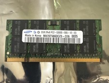 2GB Samsung M470T5663CZ3-CE6 667 MHz PC2-5300 DDR2 SO-DIMM laptop memory picture