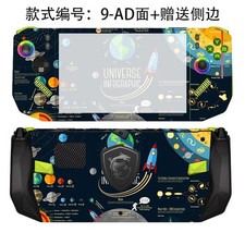 Pre-cut 1x Top+1x Back+Side Skin Sticker For 2025 MSI Claw 8 Ai+ A8 8