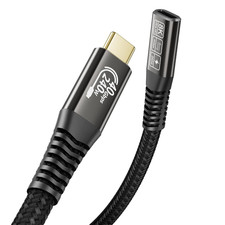 USB C Extension Cable USB 4.0 240W 40Gbps 8K@60Hz Thunderbolt 3 4 Extender Cord picture
