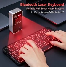 Laser Projection Keyboard - Mouse- Powerbank- phone holder- wireless (new model) picture