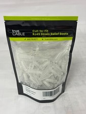 RJ45 Strain Relief Boot Clear Cut-to-fit Small 100 pieces  picture