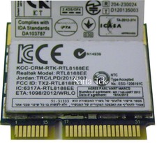 Toshiba OEM WW704E1491A10H Realtek RTL8188EE B/G/N PCIe Half picture