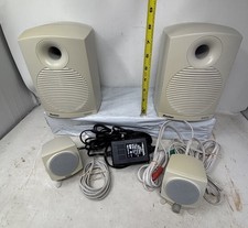 BA635 Boston Acoustics 2.1 Speaker Subwoofer Lot of 4, Wired W/ OEM Power Tested picture