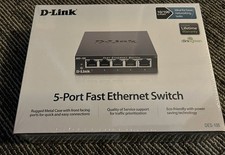 D-Link  DES (DES-105) 5-Ports External Fast Ethernet Switch NEW picture