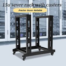15U 4 Post Server Equipment Open Frame Rack Cabinet Network Data Severing Rack picture