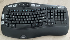 TESTED Logitech Wave Ergonomic Wireless Keyboard K350 — No USB Receiver/Dongle picture