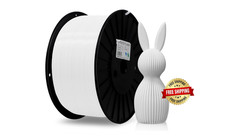 Filamento para impresora 3D de 3 kg 1,75 mm color blanco, para proyectos grandes picture